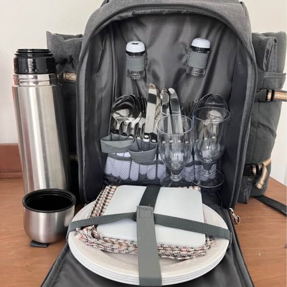 Picnic Backpack w/ Insulated Cooler